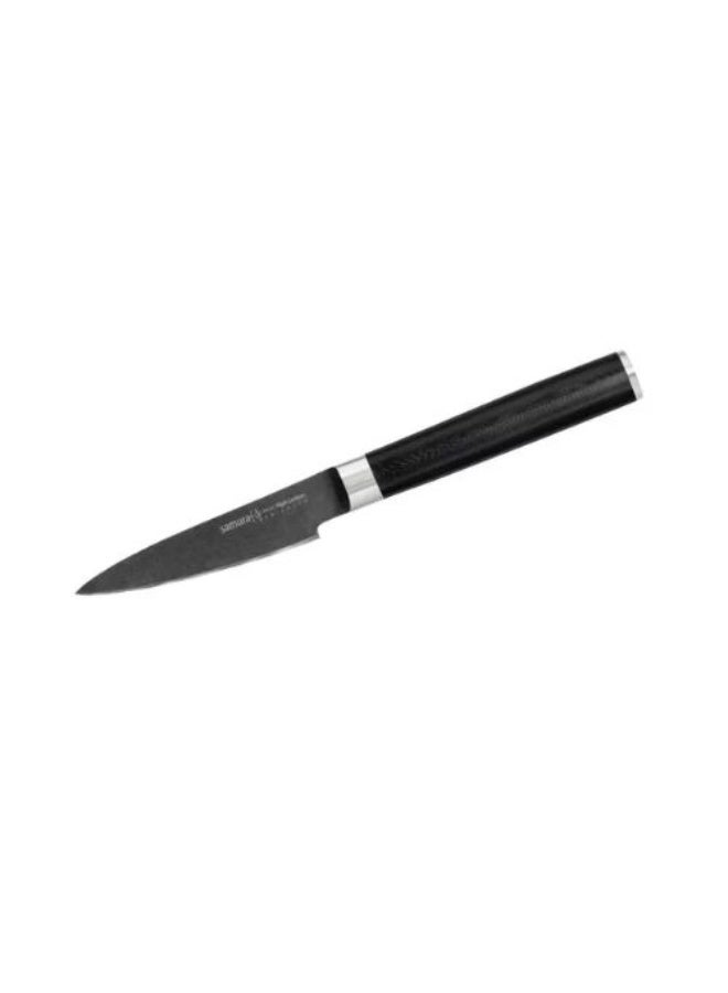 Samura Mo-V Stonewash Kitchen Knife Set, 3-Piece - Japanese AUS-8 Steel - Knives with Ergonomic G-10 Handle - Professional Paring, Utility & Bread Knife in Premium Gift Box - Image 2